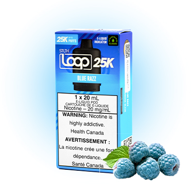 Blue Razz Loop 25K Pod by STLTH