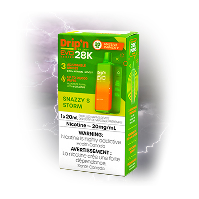Snazzy S Storm Drip'n EVO 28K Disposable By Envi