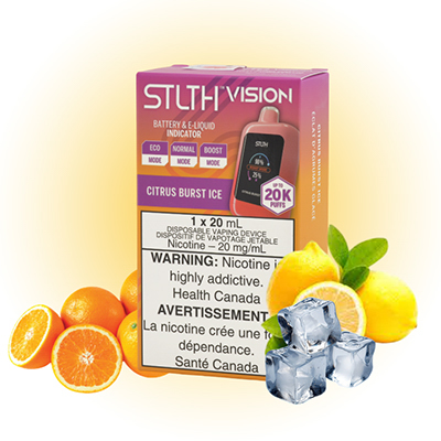 Citrus Burst Ice STLTH Vision Disposable Vape