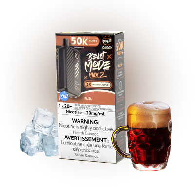 R.B Ice Flavour Beast Mode Max 2 50K Disposable Vape