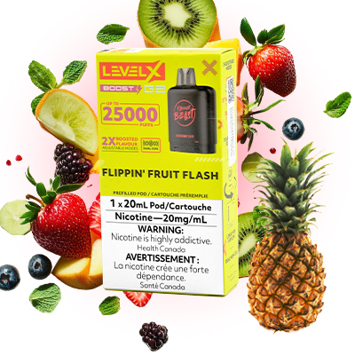 Flippin' Fruit Flash Pods Level X G2 by Flavour Beast Boost