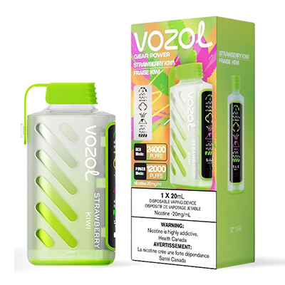 Strawberry Kiwi Gear Power 24K Puff by Vozol