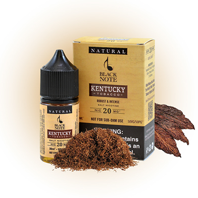 Kentucky Salts by Black Note Natural Tobacco E-Liquid
